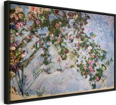 Produktbild von Italienischer Leinwand Leinwandbild - Les Roses 90x60 cm Reproduktionen l-G-10069-b-a