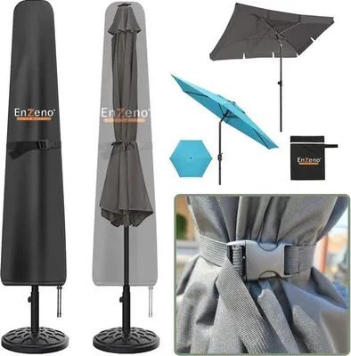 Produktbild von Famanu Parasolhaube wasserdicht und UV-beständig - Schutzhülle für Ø 2 m/3 m Sonnenschirm