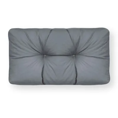 Obrázek produktu pro 4L Textil PREMIUM Polštář na palety – voděodolné polštáře na nábytek z palet (rohový polštáø 60x40 cm, tmavì šedý)