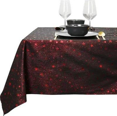 Produktbild von Unique Living - Quin Tischdecke - 140x250cm - Rot