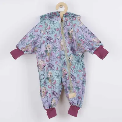 Produktbild von Softshell-Kinderoverall New Baby Meerjungfrauen, Gr. 74 (6-9m)