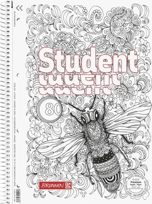Produktbild von BRUNNEN Collegeblock A4 dotted ZENART Biene