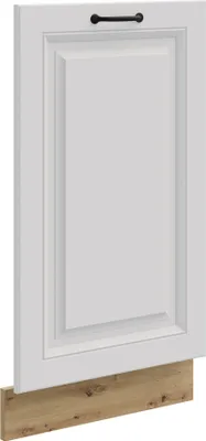 Produktbild von Frontblende für vollintegrierten Geschirrspüler 45 cm Stilo Weiß + Eiche Artisan