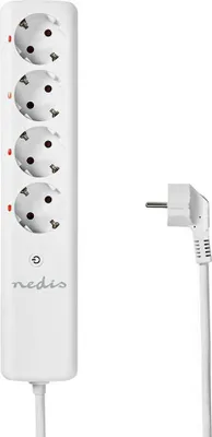 Produktbild von Nedis RF-Stecker - 433 MHz - 3680 W - Schutzkontakt / Typ F (CEE 7/7) - Weiss