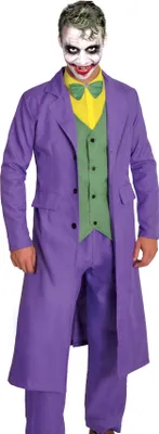 Produktbild von O11684-XL lila Herren The Joker Halloweenkostüm Joker Kostüm Gr.XL