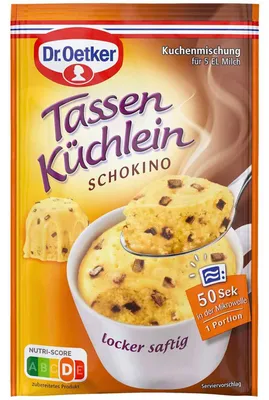 Immagine prodotto di Dr Oetker Tassen Küchlein Schokino (sacchetto da 50 g)