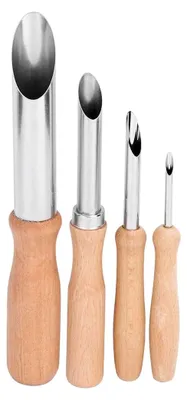 Produktbild von 4 Stück Edelstahl Töpferwerkzeuge für Tonbearbeitung