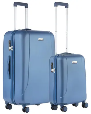 Produktbild von CarryOn Skyhopper Kofferset, 3-teilig – Hartschalen-Trolley-Set mit Rollen – Koffer mit TSA-Schloss – Blau