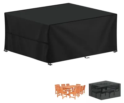 Image de Housse imperméable pour meubles de jardin, en tissu Oxford (200x150x74 cm)