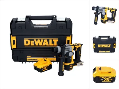 Produktbild von DeWalt DCH 172 Akku Bohrhammer 18 V 16 mm 1,4 Joule SDS plus Brushless + 1x Akku 5,0 Ah + TSTAK - ohne Ladegerät