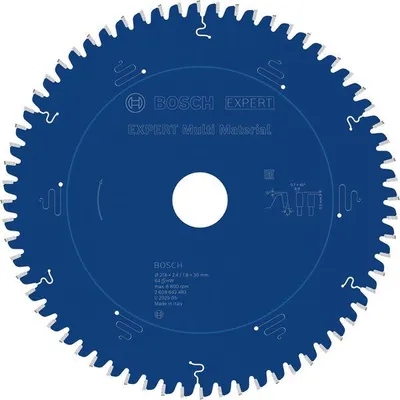 Produktbild von EXPERT Multi Material Kreissägeblatt, 216x2,4/1,8x30 mm, Z64