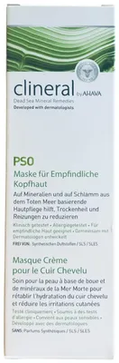 Image de Masque-crème pour le cuir chevelu Ahava Clineral PSO