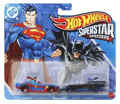 Productafbeelding van Hot Wheels Pack met 2 SuperStar Speeders voertuigen, assortiment