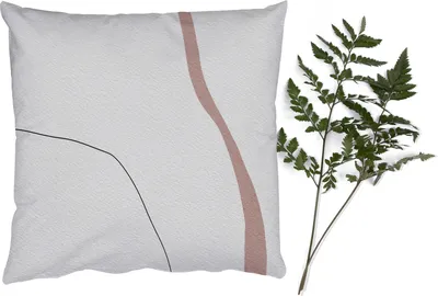 Produktbild von MuchoWow® Zierkissen Sofakissen Wohnzimmer Dekokissen 40x40 cm Linie - Pastell - Gestaltung - Foto Kissen - Schlafzimmer Dekoration