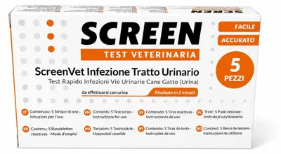 Zdjęcie produktu dla SCREENPHARMA ScreenVet, preparat wspomagający leczenie infekcji dróg moczowych, 5 sztuk