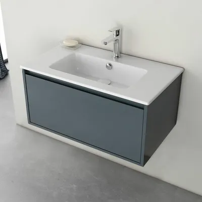 Immagine prodotto di Mobile sottolavabo da 80 cm, modello "Loft", con 1 cassetto