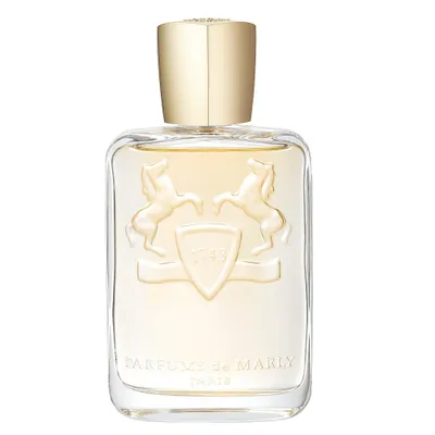 A clear, well-lit studio shot of a bottle of Parfums de Marly Darley Eau de Parfum.