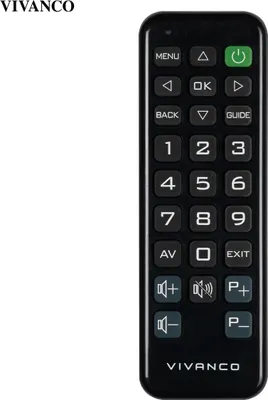 Produktbild von VIVanco™Zapper Ersatz Fernbedienung, kompatibel mit Sony, sofort einsatzbereit, große Tasten, einfache Bedienung