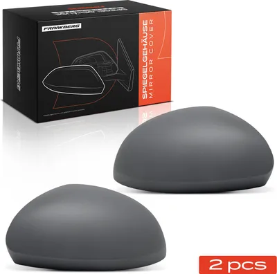 Produktbild von Frankberg 2x Spiegelkappe Vorne Links Rechts für Seat Alhambra 710 711 Skoda Yeti 5L VW Sharan 7N1 7N2 Bj ab 2007