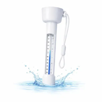 Produktbild von Schwimmendes Pool Thermometer – Wasserthermometer für Pool, Whirlpool & Schwimmbad mit präziser Temperaturmessung (Standard)