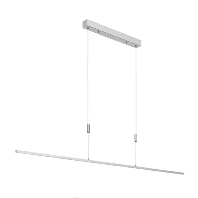 Produktbild von Lucande LED-Pendellampe Arnik, 180 cm, nickelfarben, dimmbar