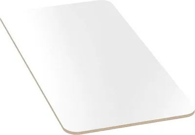 Produktbild von Melamin-Werkplatte - 60x60 cm - weiß - krasbeständig - für Möbelbau