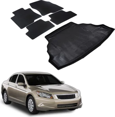 Image de Ensemble Tapis Velours Sur Mesure et Coffre TPE pour Honda Accord 2008-2012 Berline