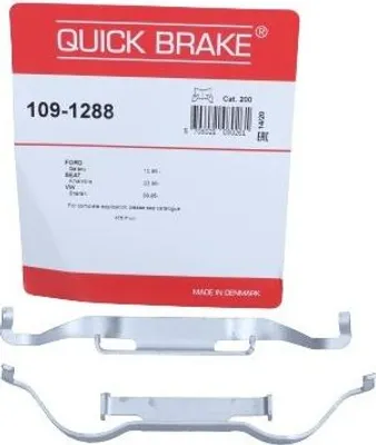 Obrázok produktu pre Súprava brzdových doštičiek QUICK BRAKE 109-1288