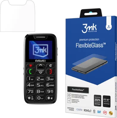 Productafbeelding van 3mk Display Hybrideglas FlexibleGlass voor Evolveo EasyPhone, 0,3 mm, hardheid 7H