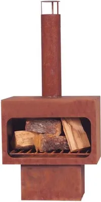 Immagine prodotto di Caminetto da giardino Markone 201-3 (griglia): 56 x 40 x 115 cm