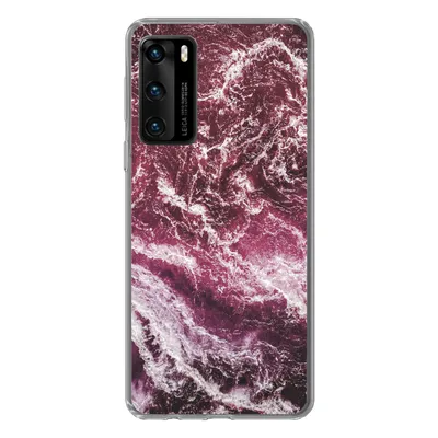 Produktbild von MuchoWow® Handyhülle Schutzhülle Hülle für Huawei P40 Marmor - Naturstein - Mineralien Silikon Softcase Handy Hülle - Handytasche