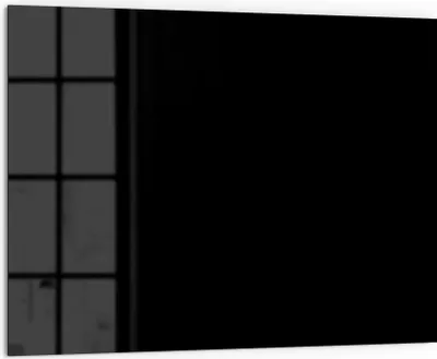 Produktbild von DEQORI Küchenrückwand Glas 80x60 cm 'Schwarz' Spritzschutz Bad Rückwand Küche