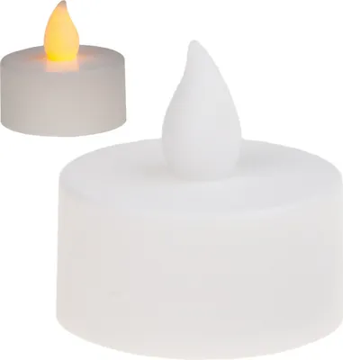 Zdjęcie produktu dla Tg59649 Świeczka Świeca Lampka Led Wkład Do Znicza Tealight Żółty Płomień Znicz