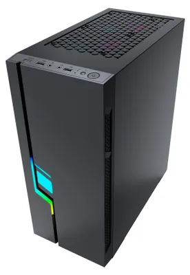 Produktbild von Gembird Fornax 2000 RGB - Mid tower - ATX - Seitenteil mit Fenster (gehärtetes Glas)