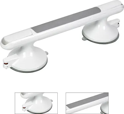 Produktbild von Saugnapf Badezimmer Haltegriff, rutschfest & stabil für Dusche & Badewanne, TPR+ABS