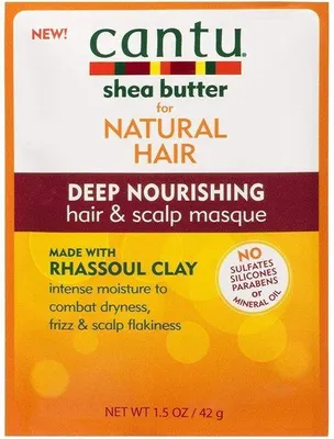 Produktbild von Cantu | Haarmaske - 42 g - Intensiv Feuchtigkeitsspendend - Natürliche Haarpflege - Kopfhautmaske