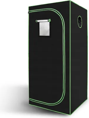 Produktbild von VINGO Growbox Beobachtungsfenster Gewaechshaus Growzelt Indoor Pflanzenzelt 80*80*180CM
