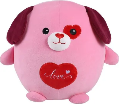 Obrázek produktu pro Plyšový kamarád - Pejsek Láskáček růžový 20 cm