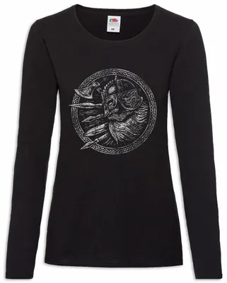 Produktbild von Urban Backwoods Viking II, Damen Langarmshirt, Farbe: Schwarz, Größe: 2XL