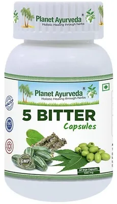 Obrázok produktu pre 5 Bitter - Detox, Imunita, Koža - 500mg 60 kapsúl