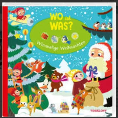 Produktbild von Reindl, J: WO ist WAS? Wimmelige Weihnachten. Pappebuch für