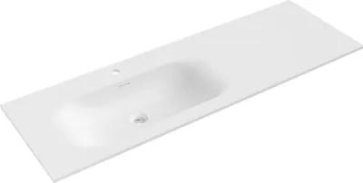 Immagine prodotto di Mexen Vela lavabo incassato nel piano sinistro 141 x 46,5 cm, bianco opaco - 25231401L