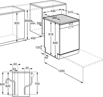Image de Lave-vaisselle 45cm 10 couverts 46db inox - Electrolux - ESA63200SX - série 300 airdry