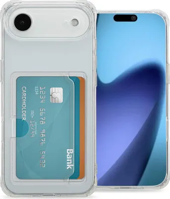 Image de imoshion Softcase Backcover avec porte-cartes pour l'Apple iPhone Air - Transparent
