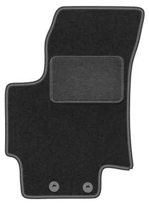 Imagen del producto de Alfombrilla conductor de moqueta para Kia Rio II DE 2005-2011 (hatchback) – 1 pieza, gris grafito, a medida – Wielganizator LUX