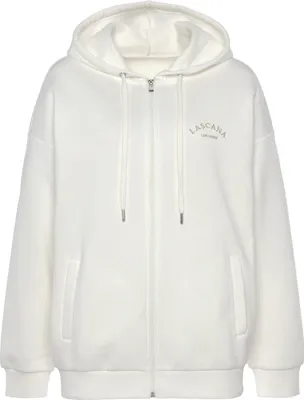 Produktbild von LASCANA Kapuzensweatjacke beige Größe 40/42
