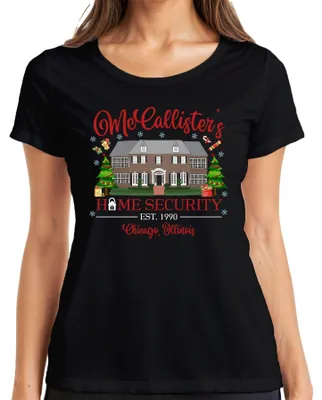 Produktbild von McCallister's Home Security Chicago Illinois - Weihnachten Damen T-Shirt, Schwarz, L
