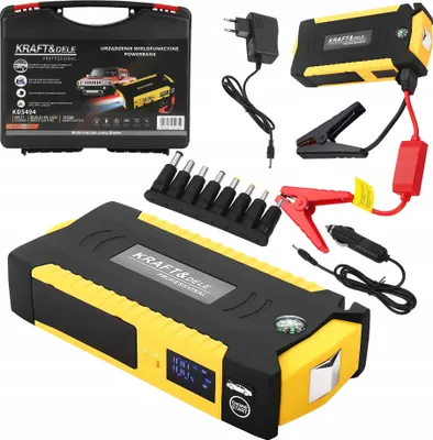 Zdjęcie produktu dla Jump Starter Booster PowerBank 3.0 USB-A + Walizka 16800 mAh 12V Kraft&Dele