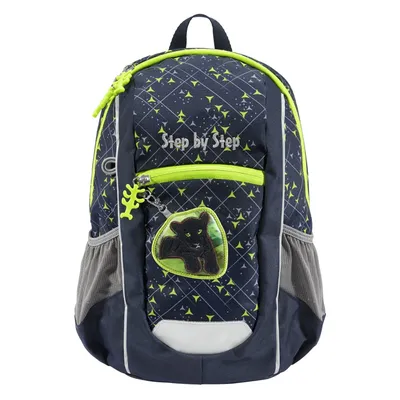 Image de Step by Step sac à dos Kiga Maxi Backpack 10L Little Wild Cat gris foncé