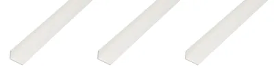 Immagine prodotto di Profilo angolare in PVC, bianco, dimensioni 25 x 20 x 1 mm, lunghezza 2 metri, marca Alberts